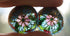 Plique-à-jour Domed Flower Earrings