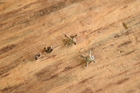 Skull and Crossbones Sterling Earrings