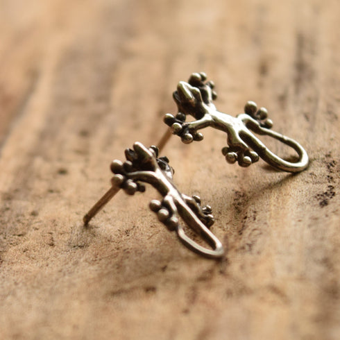 Lizard Sterling Earrings