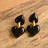 Black Heart Earrings