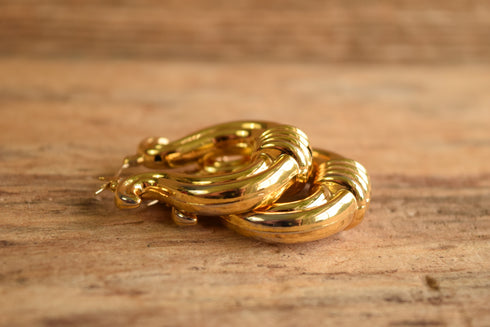 Monet Goddess Hoop Earrings