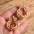 Monet Goddess Hoop Earrings
