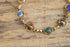 Ronci Gemstone Scarab Bracelet - 12K Gold FIlled