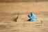 Blue Bird Enamel Earrings
