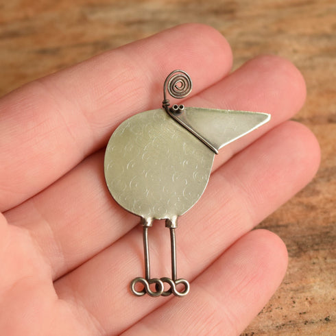 Sterling Bird Brooch - Gabrielle Gould