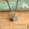 Sterling Silver Basket Necklace - 23 inch