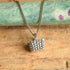 Sterling Silver Basket Necklace - 23 inch