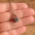 Sterling Silver Basket Necklace - 18 inch