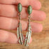 Feather Drop Earrings