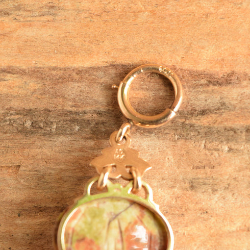 14K Yellow Gold Large Scarab Bracelet