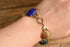 14K Yellow Gold Large Scarab Bracelet
