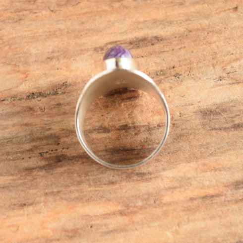 Charoite Purple Carol Felley Ring - Size 10