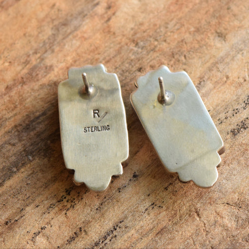 Opal Inlay Earrings