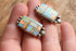 Opal Inlay Earrings