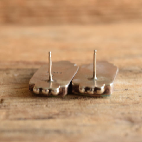 Opal Inlay Earrings