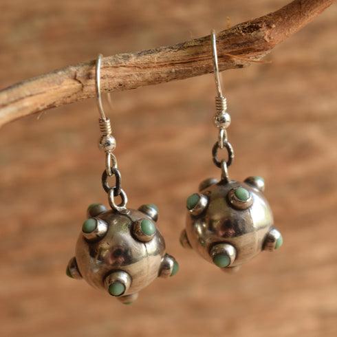 Atomic Ball Dangle Earrings