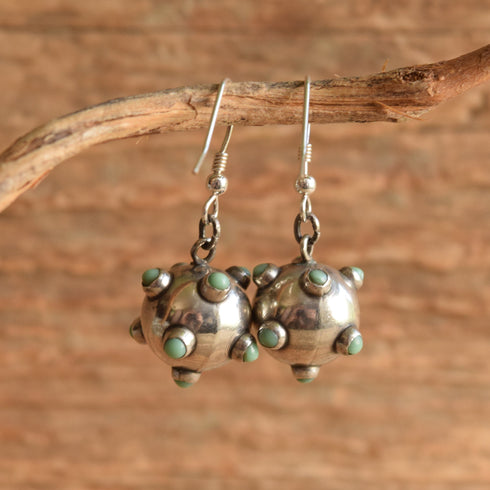 Atomic Ball Dangle Earrings