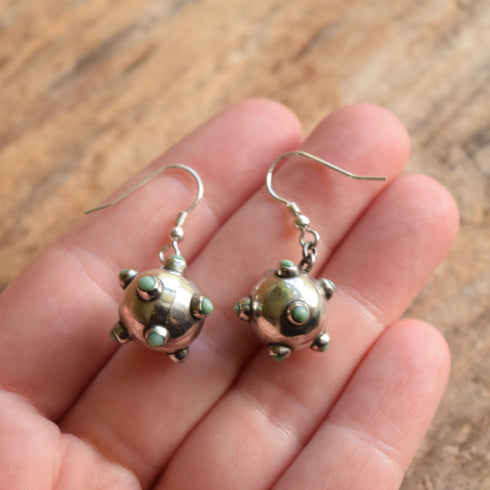 Atomic Ball Dangle Earrings