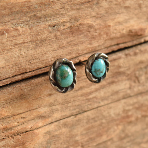Turquoise Stone Studs