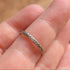 Scrolled Flower Band Ring - Size 7.5
