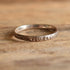 Scrolled Flower Band Ring - Size 7.5