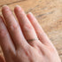 Scrolled Flower Band Ring - Size 7.5