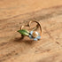 Forget-Me-Not Heart Brooch