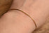 14k Yellow Gold Cobra Chain Bracelet