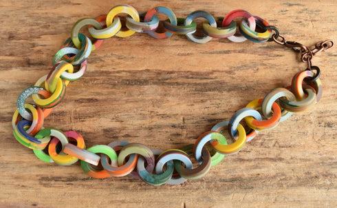 Sobral Chunky Round Link Necklace