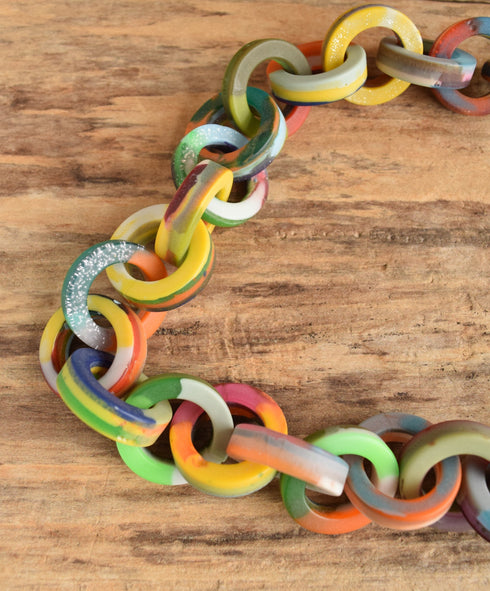 Sobral Chunky Round Link Necklace