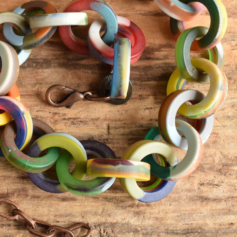 Sobral Chunky Round Link Necklace