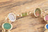 14k Yellow Gold Gemstone Scarab Bracelet - WRE