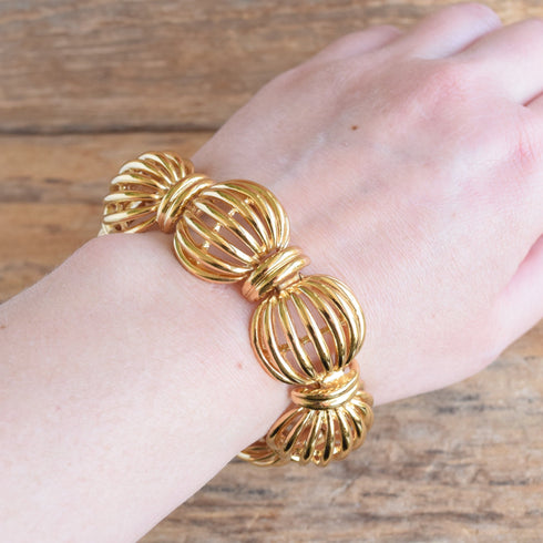 Chunky Golden Monet Bracelet