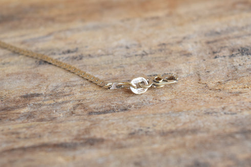 Flat Sterling Silver Serpentine Bracelet