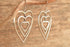 Triple Heart Dangle Earrings