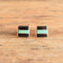 Turquoise & Onyx Square Stud Earrings
