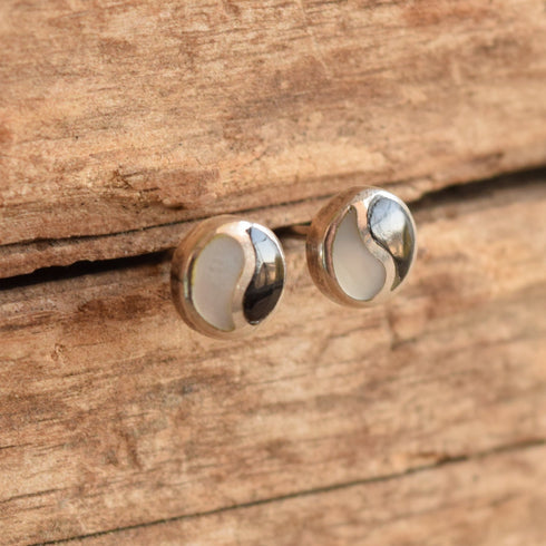 yin yang 90s stud earrings