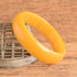 Yellow bakelite bangle bracelet