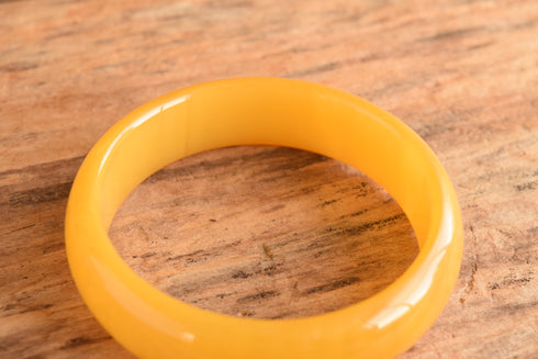 Yellow Bakelite Bangle