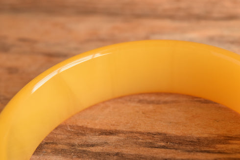 Yellow Bakelite Bangle