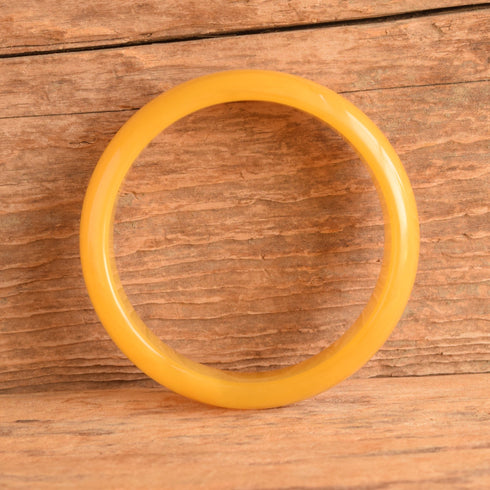 Yellow Bakelite Bangle