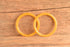 Pair of Yellow Bakelite Bangles