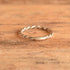 Twist Sterling Silver Band Ring - Size 7.5