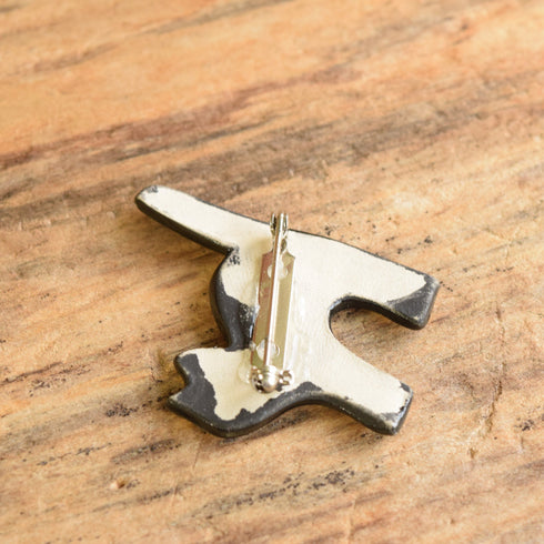 Black Kitty Cat Brooch