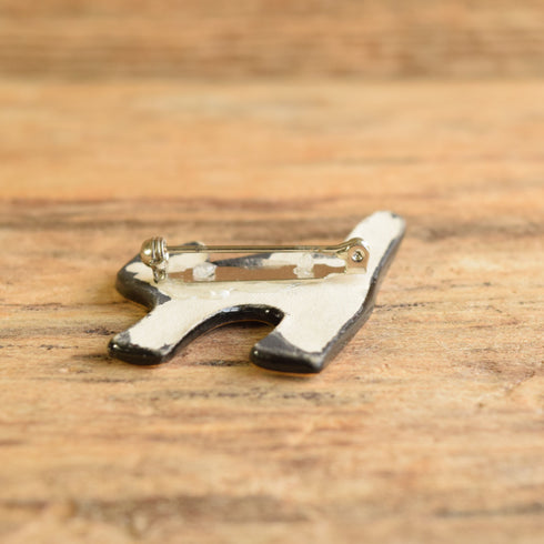 Black Kitty Cat Brooch