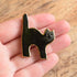 Black Kitty Cat Brooch