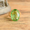 Green vintage cocktail ring