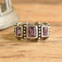 Amethyst Sterling Silver Ring - Size 9