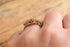 10k Gold Brutalist Multistone Ring - Size 7