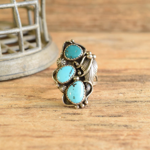 turquoise ring native american L ramone